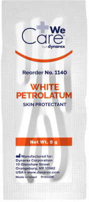 Белый натуральный медицинский вазелин высокой очистки Dynarex White Petroleum 5 g, фото