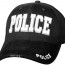 Полицейская бейсболка Rothco Deluxe Police Low Profile Cap Black 9383 - Полицейская бейсболка Rothco Deluxe Police Low Profile Cap Black 9383