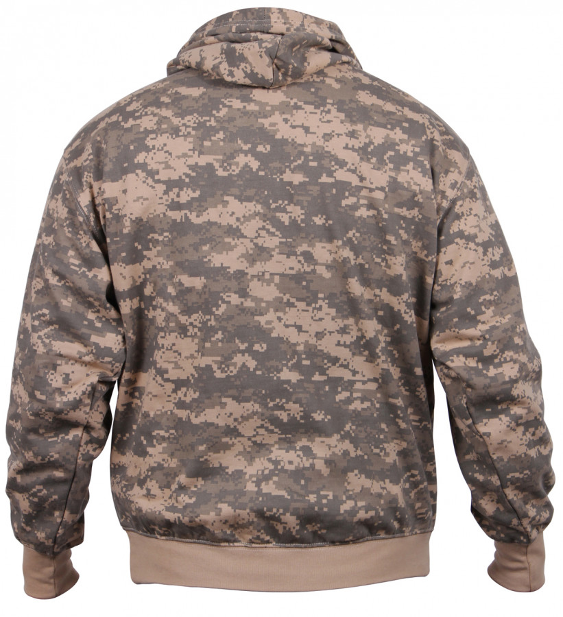 Rothco Pullover Hooded Sweatshirt ACU Digital Camo 6595
