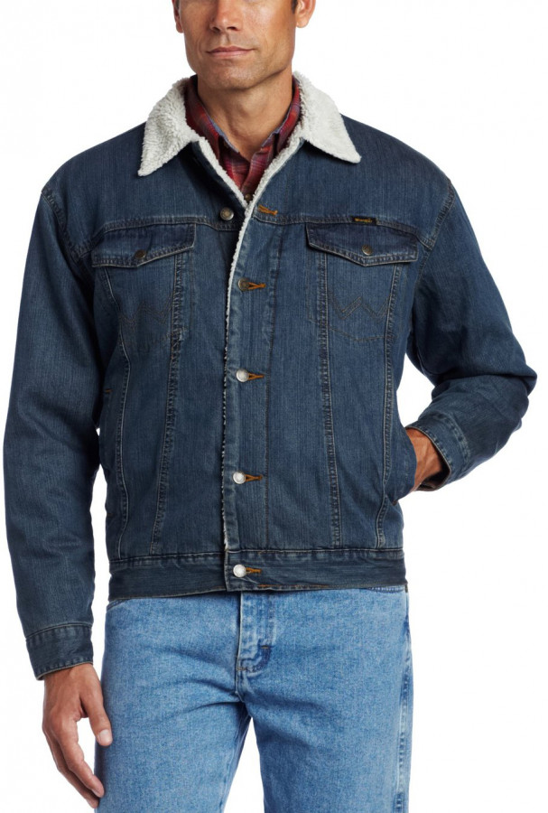 ジャケット・アウター 70s Wrangler Sta-Prest Jacket Wrangler Men's Sherpa Lined Denim Jacket Rustic купить Киев | www