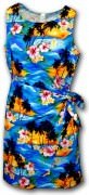 Pacific Legend Hawaiian Sarong Dress - 313-3104 Blue