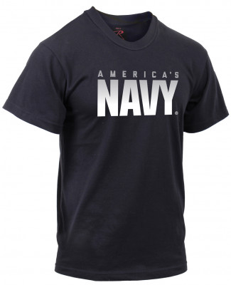 Футболка с надписью ВМС Америки «America's Navy» Rothco Athletic Fit America's Navy T-Shirt 2763, фото