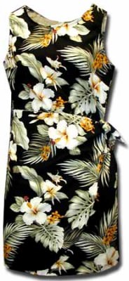 Гавайский сарафан саронг Pacific Legend Hawaiian Sarong Dress - 313-2820 Black, фото