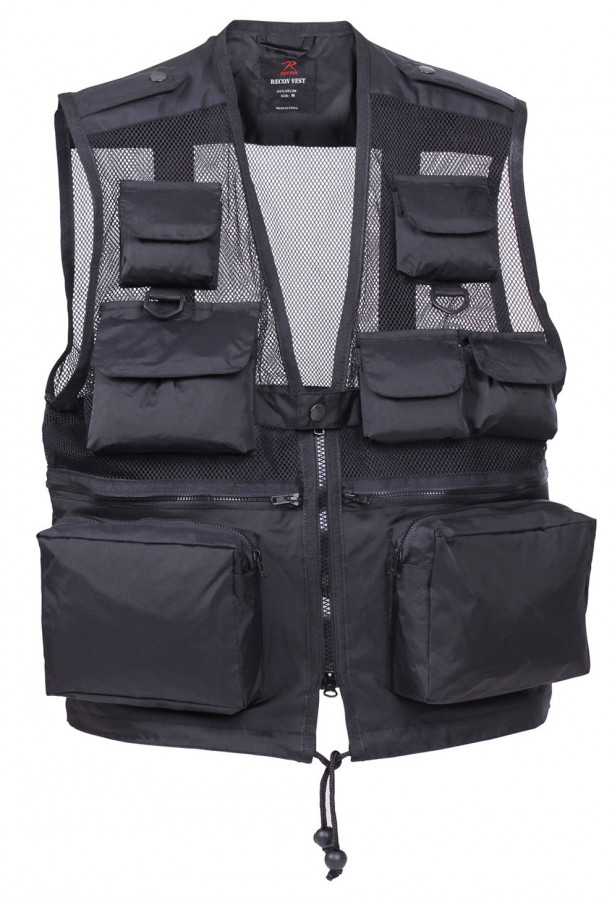 Rothco Recon Tactical Vest Black 6484 www.aquamir.kiev.ua