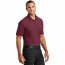 Футболка поло бордовая Port Authority Core Classic Pique Polo Burgundy - Класическая футболка поло Port Authority Core Classic Pique Polo Burgundy