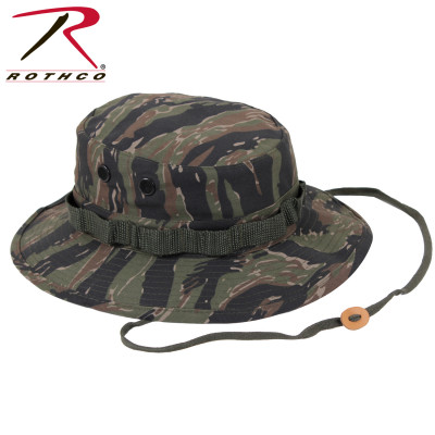 Американская панама тигровый лесной камуфляж тайгер страйп Rothco Boonie Hat Tiger Stripe Camo 5816, фото