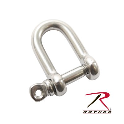  D-кольцо Rothco Straight D Shackle With Screw Pin - 242, фото