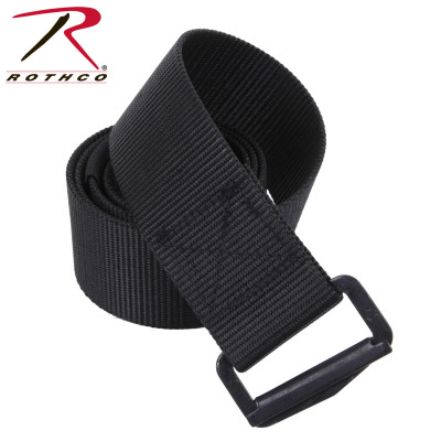 Американский черный форменный брючный ремень Rothco Adjustable BDU Belt Black 4198, фото
