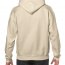 Толстовка Gildan Mens Hooded Sweatshirt Sand - Однотонная толстовка пуловер с капюшоном Gildan Mens Hooded Sweatshirt Sand