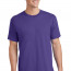 Фиолетовая мужская американская хлопковая футболка Port & Company Core Cotton Tee PC54 Purple - Фиолетовая мужская американская хлопковая футболка Port & Company Core Cotton Tee PC54 Purple