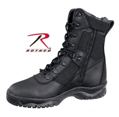 Rothco Forced Entry Tactical Boot 8" - Black / Side Zipper # 5053, фото