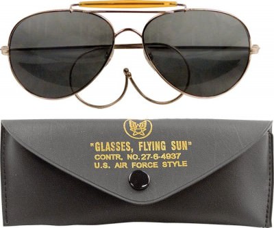 Очки пилота серые линзы Rothco Aviator Air Force Style Sunglasses Smoke Lenses 10200, фото