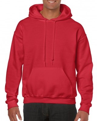 Толстовка Gildan Mens Hooded Sweatshirt Red, фото