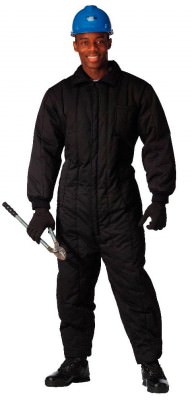 Комбинезон рабочий утепленный черный Rothco Insulated Coveralls Black 9015, фото