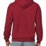 Толстовка Gildan Mens Hooded Sweatshirt Antique Cherry Red - Толстовка однотонная Gildan Mens Hooded Sweatshirt Antique Cherry Red
