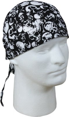 Бандана с завязками с черепами Rothco Skulls Headwrap 5185, фото