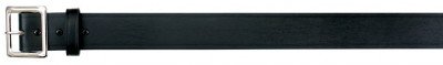 Ремень брючный черный Rothco Bonded Leather Garrison Belt 1 3/4" - Black / Nickle Buckle 4232, фото