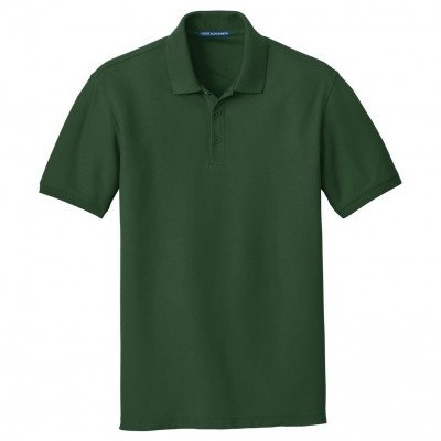 Футболка поло Port Authority Core Classic Pique Polo Deep Forest Green, фото