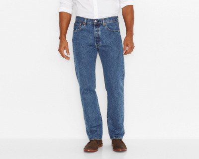 Скидка на мужские джинсы Levi's Men's 501 Original Fit Jean Medium Stonewash 005010193, фото