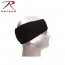 Головная черная флисовая повязка Rothco ECWCS Double Layer Headband Black 5523 - Головная черная теплая повязка Rothco ECWCS Double Layer Headband Black 5523