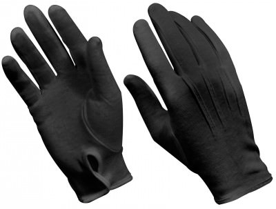 Перчатки парадные черные хлопковые Rothco Parade Gloves Black 44410, фото