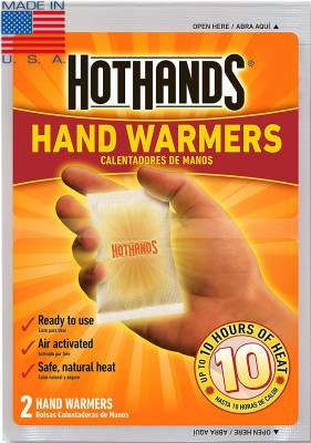 Грелка для рук американская одноразовая (пара) HotHands Hand Warmers, фото