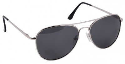 Очки пилота с поляризацией Rothco 58mm Polarized Sunglasses Chrome-Smoke 22009, фото