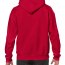 Толстовка Gildan Mens Hooded Sweatshirt Cherry Red - Красно-вишневая мужская толстовка  Gildan Mens Hooded Sweatshirt Cherry Red