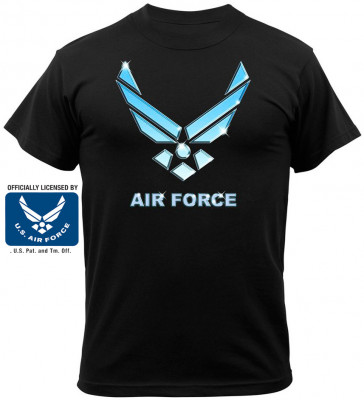 Футболка Black Ink® Printed T-Shirt - Black (Air Force Logo) 80255, фото