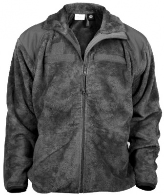 Куртка флисовая черная ECWCS Rothco Generation III Level 3 ECWCS Fleece Jacket Black 9739, фото