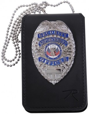Универсальный держатель для полицейского жетона Rothco Universal Leather Badge & ID Holder 1136, фото