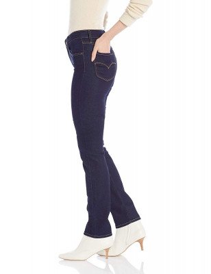 Женские прямые джинсы с высокой посадкой Levi's Women's 724 High Rise Straight Jeans Cast Shadows 188830011, фото