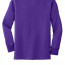 Детская фиолетовая американская хлопковая футболка с длинным рукавом Port & Company® Youth Long Sleeve Core Cotton Tee Purple - Детская фиолетовая американская хлопковая футболка с длинным рукавом Port & Company® Youth Long Sleeve Core Cotton Tee Purple