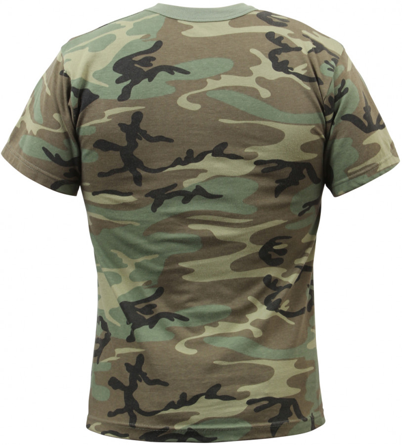 Rothco Vintage T Shirt Woodland Camouflage 4777