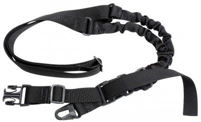 Одноточечный черный оружейный ремень Rothco Tactical Single Point Sling Black 4067, фото