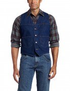 Wrangler® Unlined Denim Vest # Prewashed