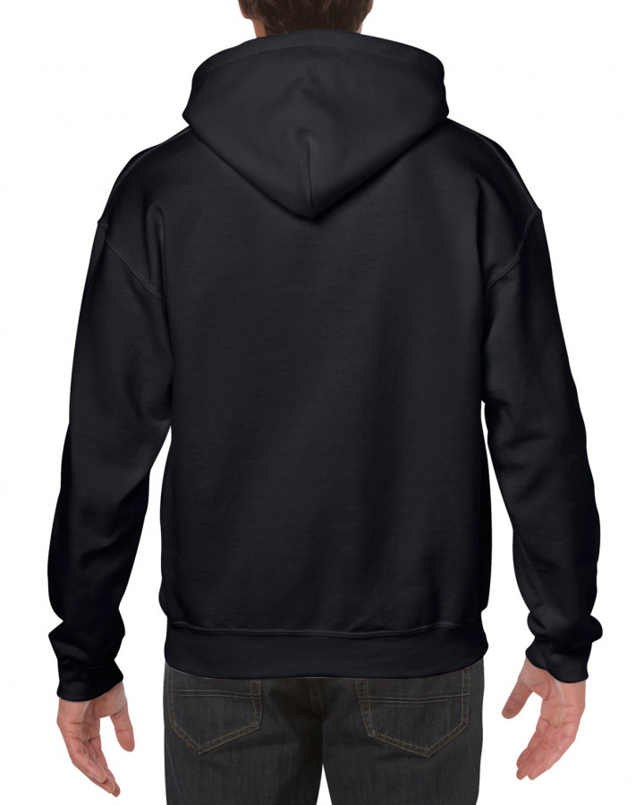 Gildan Mens Hooded Sweatshirt Black www.aquamir.kiev.ua