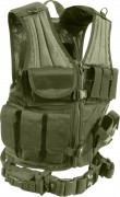 Rothco Cross Draw MOLLE Tactical Vest Olive Drab 4591