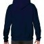Толстовка Gildan Mens Hooded Sweatshirt Navy - Темно-синяя мужская толстовка Gildan Mens Hooded Sweatshirt Navy