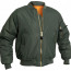 Куртка лётная зеленая из усиленного нейлона Rothco Enhanced Nylon MA-1 Flight Jacket Sage Green 2860 - Куртка лётная зеленая из усиленного нейлона Rothco Enhanced Nylon MA-1 Flight Jacket Sage Green 2860