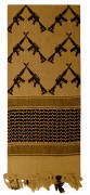 Rothco Crossed Rifles Shemagh Tactical Scarf Coyot - 8737