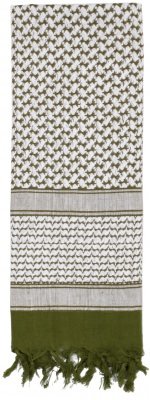 Арафатка Rothco Shemagh Tactical Desert Scarf Olive/White - 8537, фото
