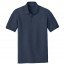 Футболка поло темно-синяя Port Authority Core Classic Pique Polo River Blue Navy - Класическая футболка поло Port Authority Core Classic Pique River Blue Navy