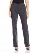 Lee Women's Relaxed Fit All Day Straight Leg Pant Charcoal Heather 4631201