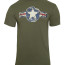 Футболка винтажная авиация ВВС США Rothco Vintage Military T-Shirt - Olive Drab w/ "Air Corp Star" Print 66300 - Футболка винтажная авиация ВВС США Rothco Vintage Military T-Shirt - Olive Drab w/ "Air Corp Star" Print 66300