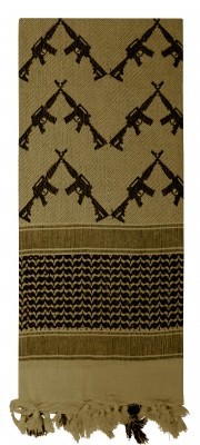 Арафатка Rothco Crossed Rifles Shemagh Tactical Scarf Olive Drab - 8737, фото