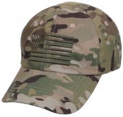 Rothco Tactical Operator Cap With US Flag MultiCam 4363