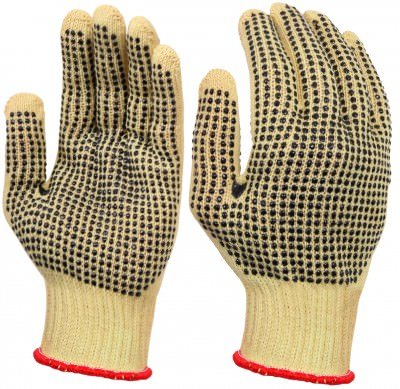 Кевларовые вязаные перчатки c резиновыми точками ShurRite™ 7 Gauge Heavyweight Kevlar® Knit Gloves 8428, фото