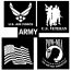 Rothco Military Vinyl Window Decal - 