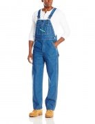 Key Apparel Men's Bib Overalls Stonewashed